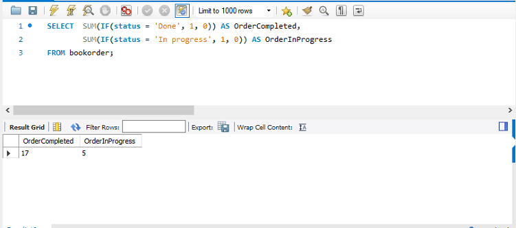 Aggregate Functions Example 1